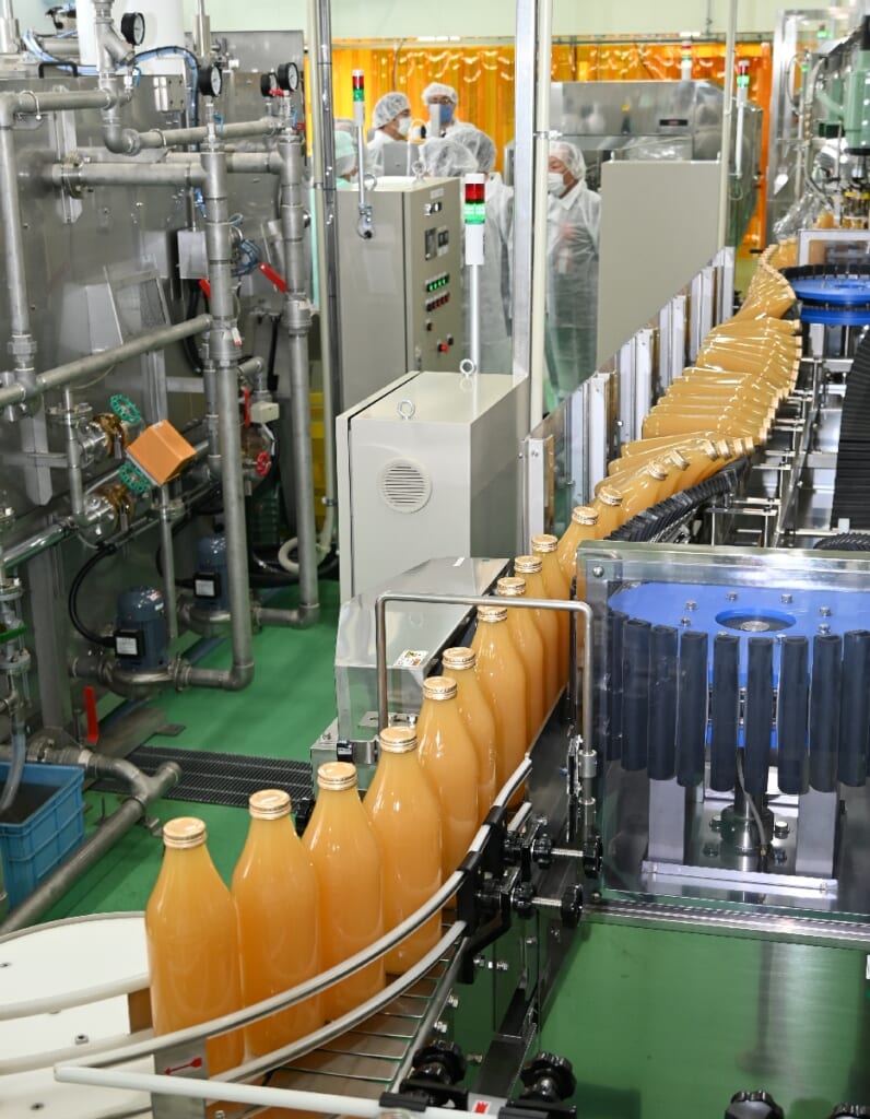 リンゴジュース工場の設備一新　生産能力増強、ＨＡＣＣＰも取得／八戸中央青果五戸支店